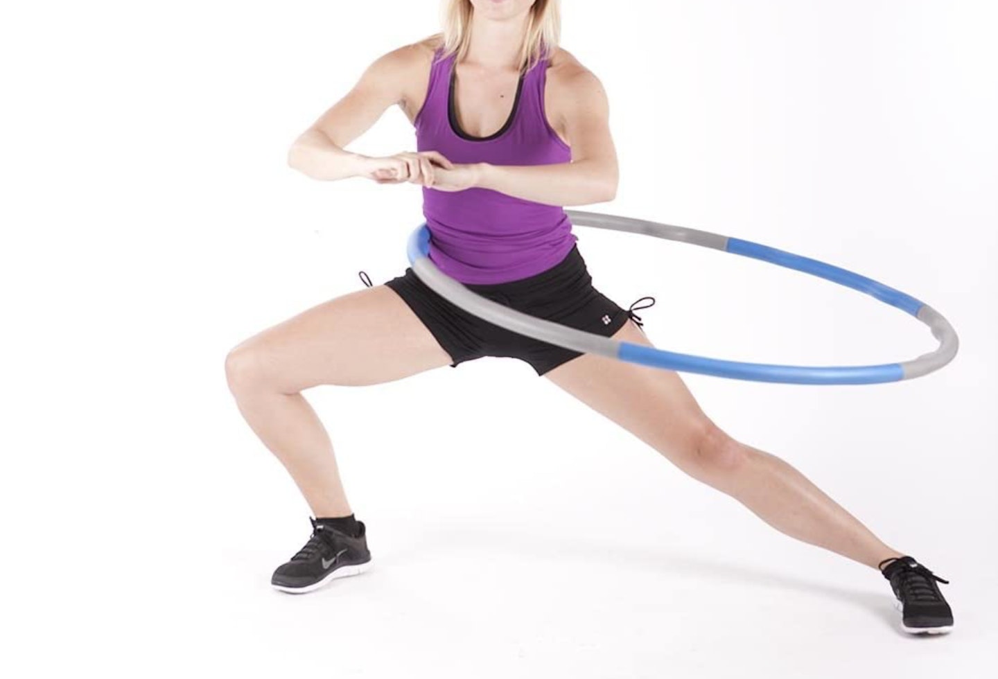 Dg sports 1.4 kg weighted hula hoop ideal for aerobics workouts clearance